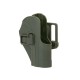 Quickly Pistol Holster with Locking Mechanism for USP - Olive [CS]